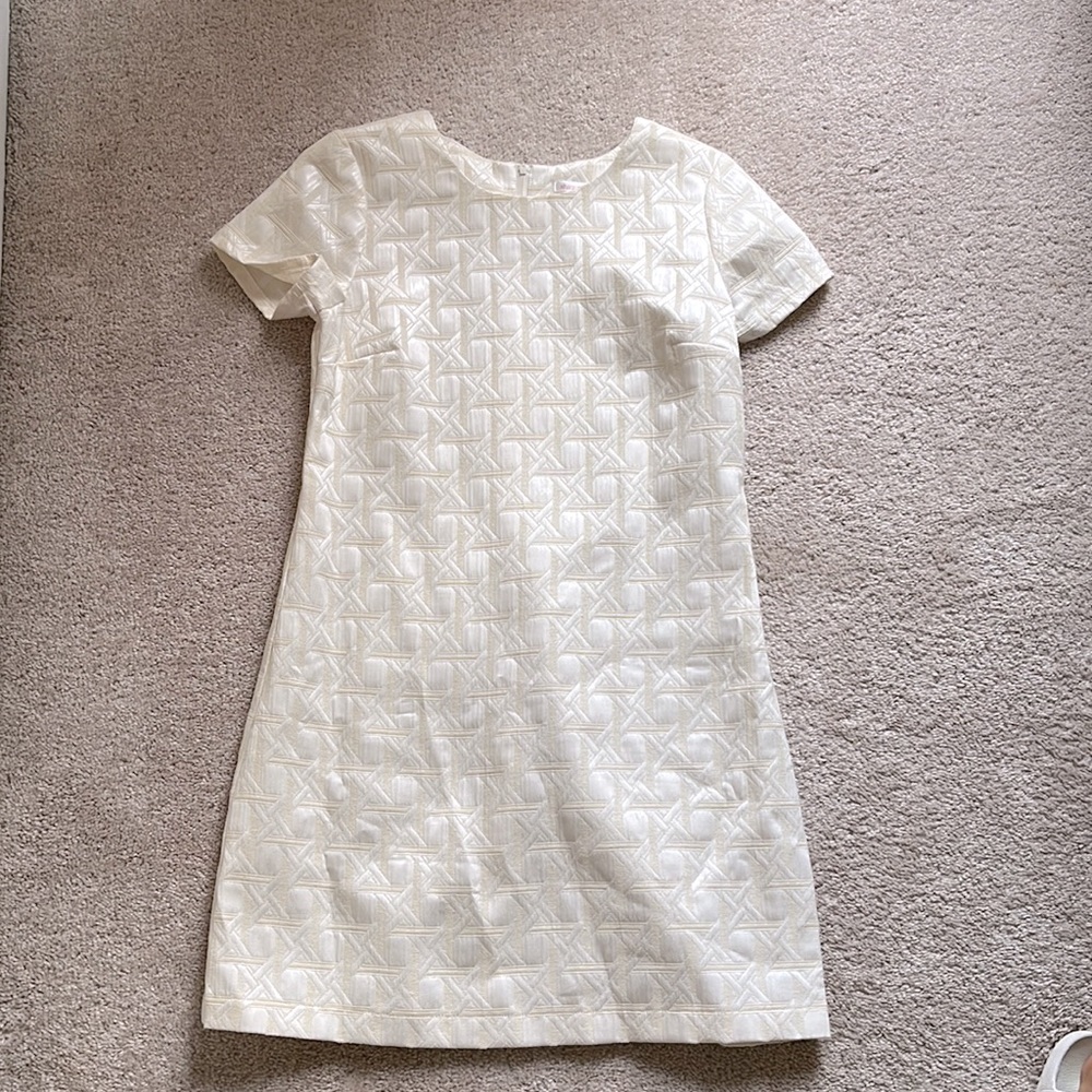Off White Patterned Dress